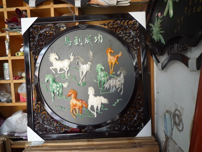 镇平玉雕的生产